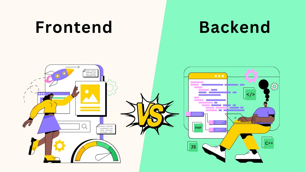 الفرق بين Frontend و Backend: شرح مبسّط للمبتدئين