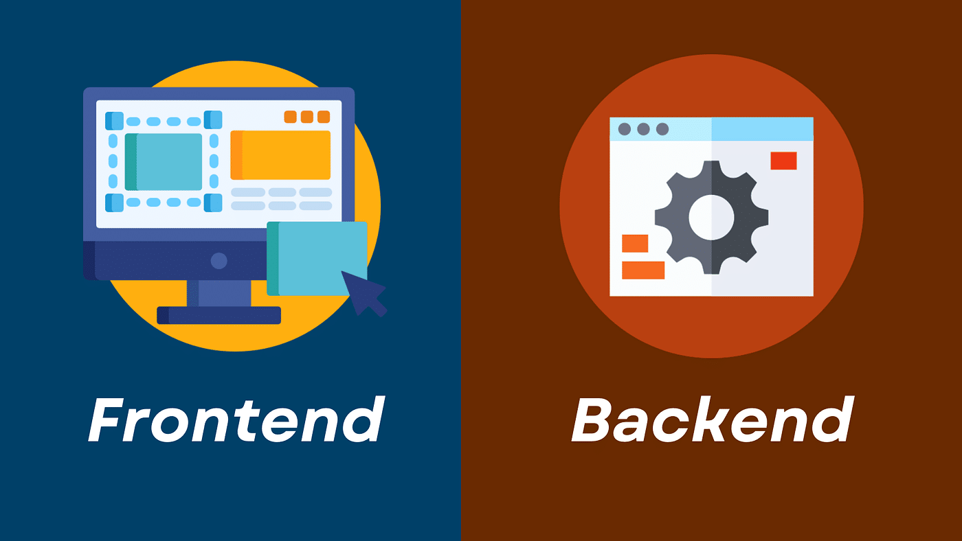 الفرق الرئيسي بين Frontend و Backend